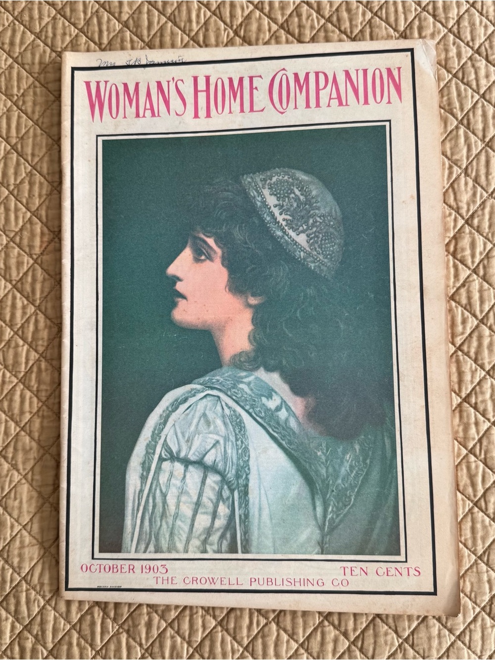Antique Woman’s Home Companion Magazine - October 1903
